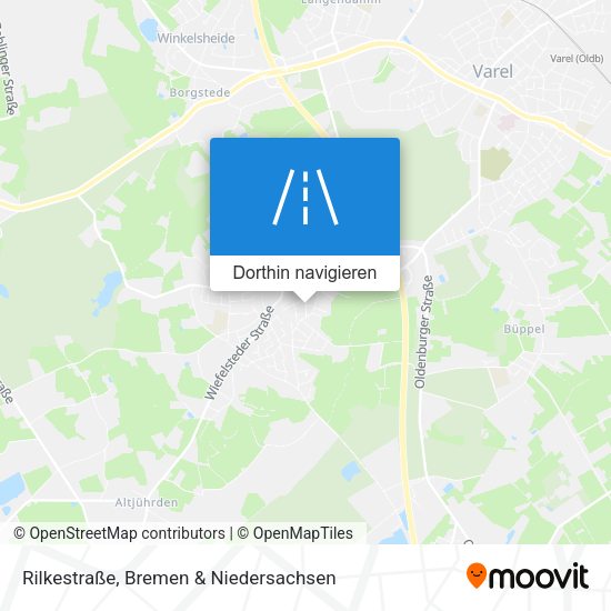Rilkestraße Karte