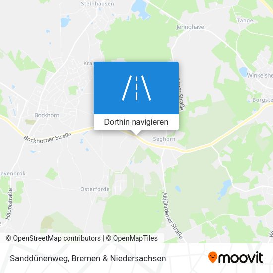 Sanddünenweg Karte