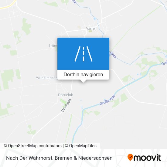 Nach Der Wahrhorst Karte