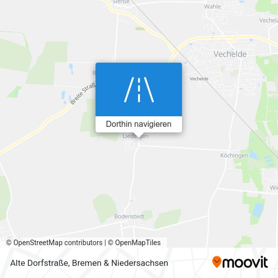 Alte Dorfstraße Karte