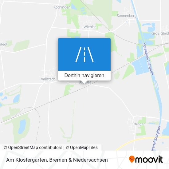 Am Klostergarten Karte
