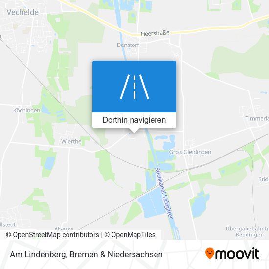 Am Lindenberg Karte