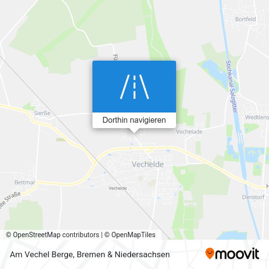 Am Vechel Berge Karte