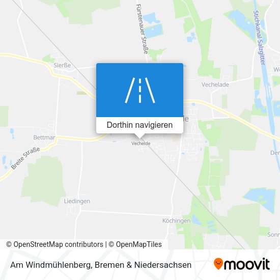 Am Windmühlenberg Karte