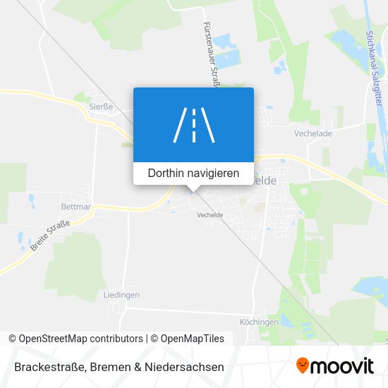 Brackestraße Karte