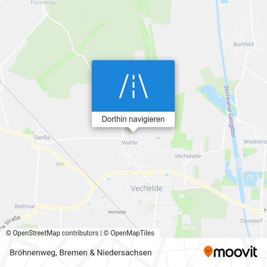 Bröhnenweg Karte