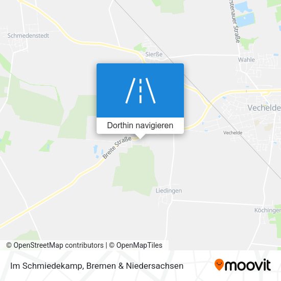 Im Schmiedekamp Karte