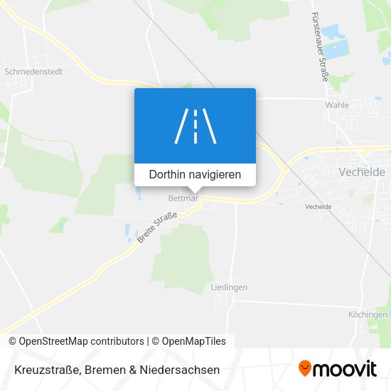 Kreuzstraße Karte