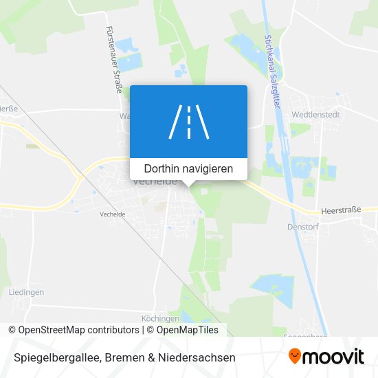 Spiegelbergallee Karte