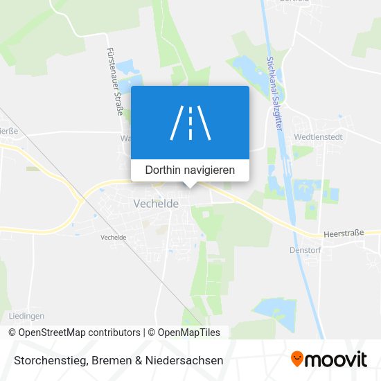 Storchenstieg Karte