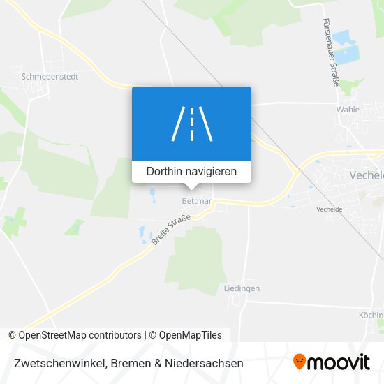 Zwetschenwinkel Karte