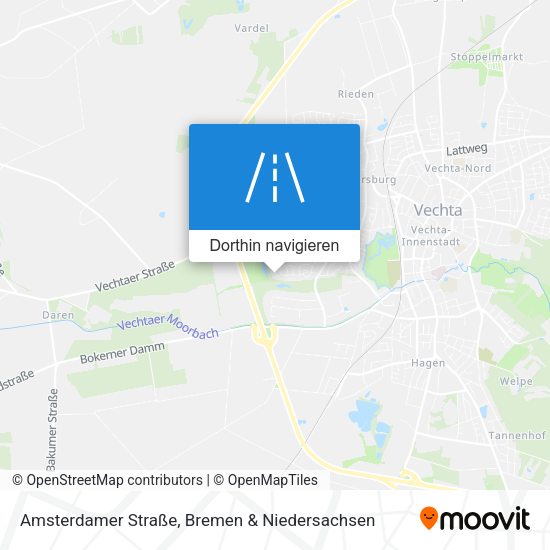 Amsterdamer Straße Karte