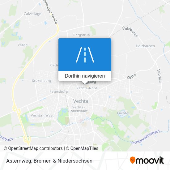 Asternweg Karte