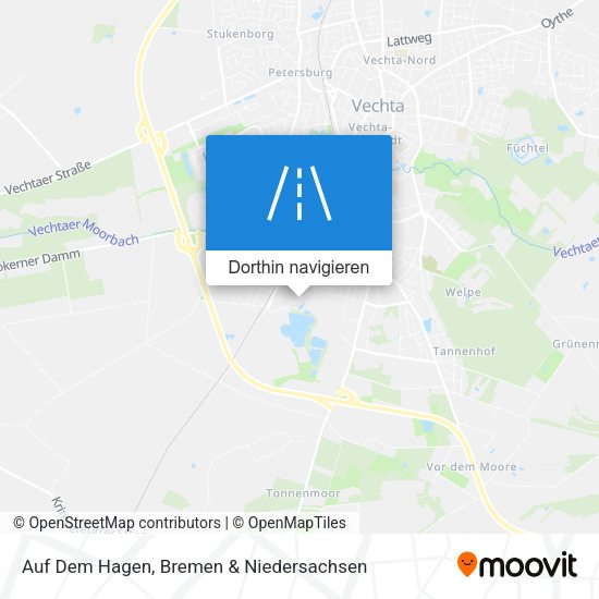 Auf Dem Hagen Karte
