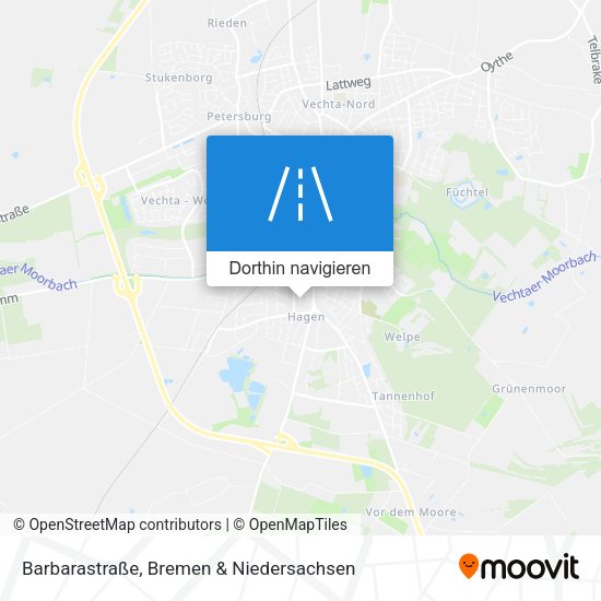 Barbarastraße Karte