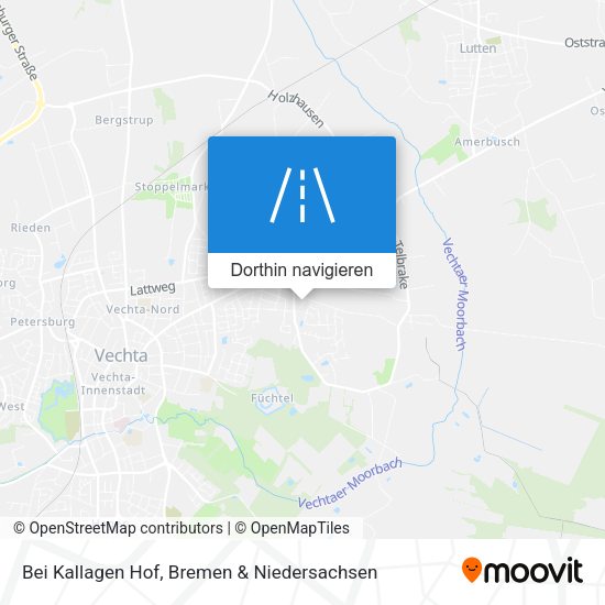 Bei Kallagen Hof Karte