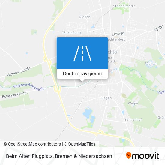 Beim Alten Flugplatz Karte