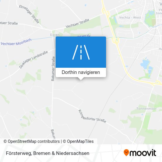 Försterweg Karte