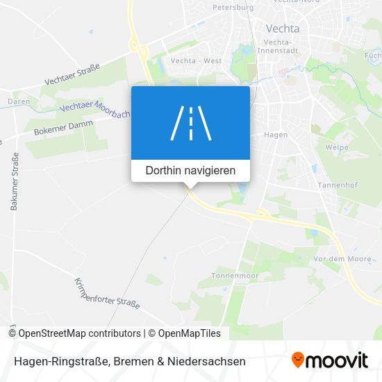 Hagen-Ringstraße Karte