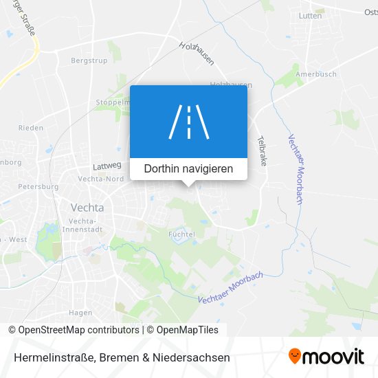 Hermelinstraße Karte
