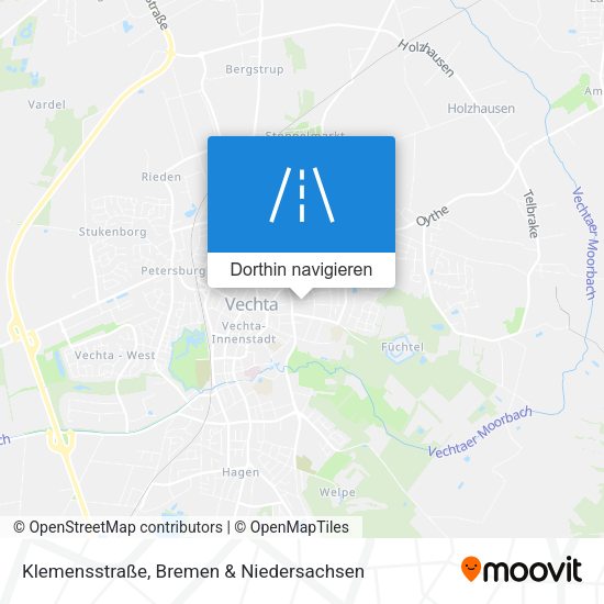 Klemensstraße Karte