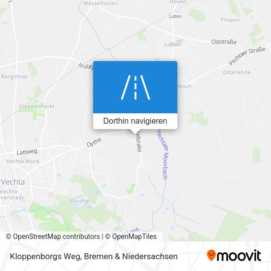 Kloppenborgs Weg Karte