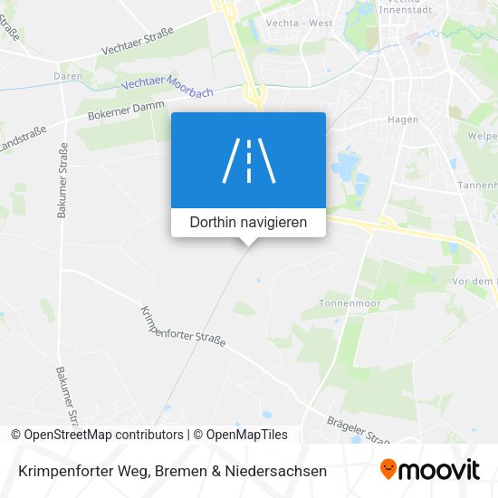 Krimpenforter Weg Karte