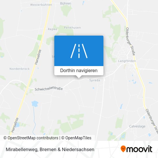Mirabellenweg Karte