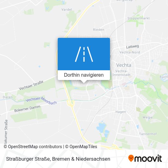 Straßburger Straße Karte
