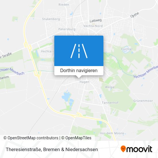 Theresienstraße Karte