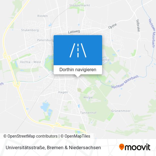 Universitätsstraße Karte