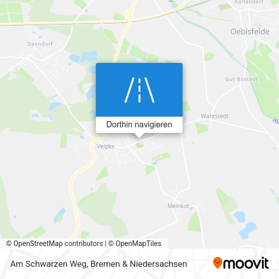 Am Schwarzen Weg Karte