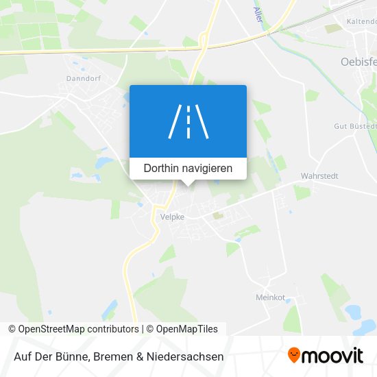Auf Der Bünne Karte