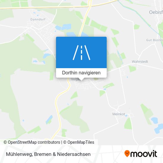 Mühlenweg Karte