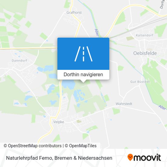 Naturlehrpfad Femo Karte
