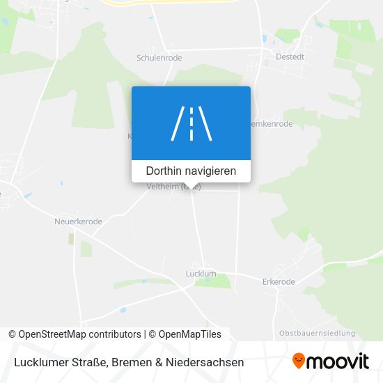 Lucklumer Straße Karte