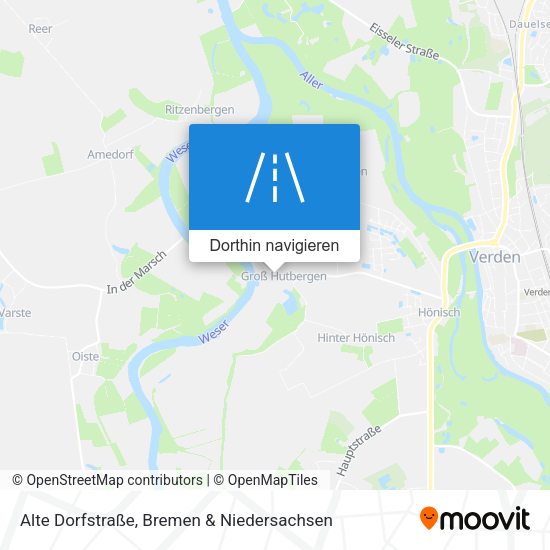 Alte Dorfstraße Karte