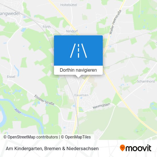 Am Kindergarten Karte