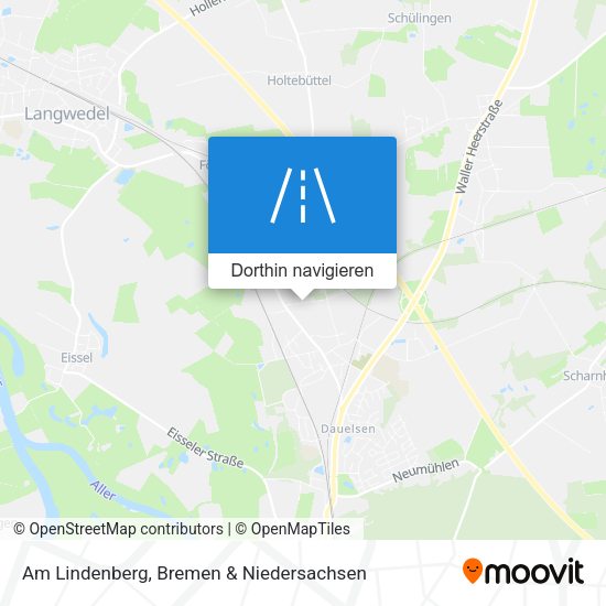 Am Lindenberg Karte