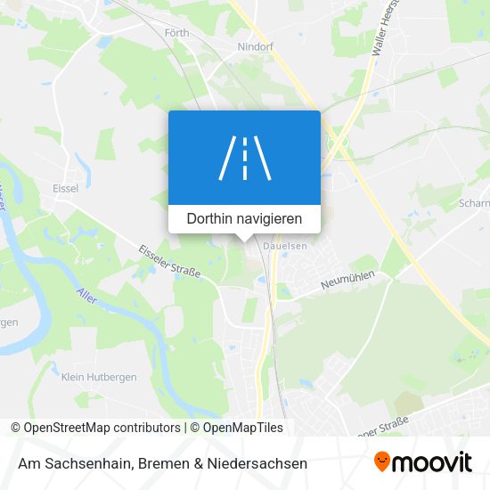 Am Sachsenhain Karte