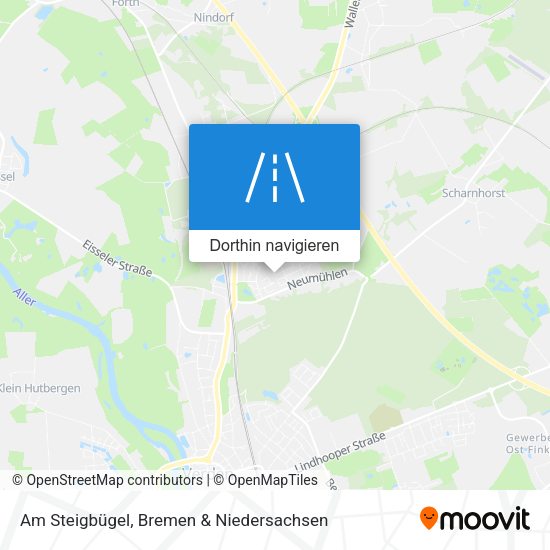 Am Steigbügel Karte