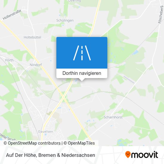 Auf Der Höhe Karte
