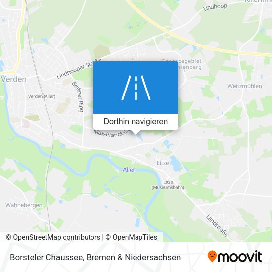 Borsteler Chaussee Karte