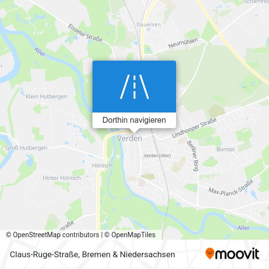 Claus-Ruge-Straße Karte