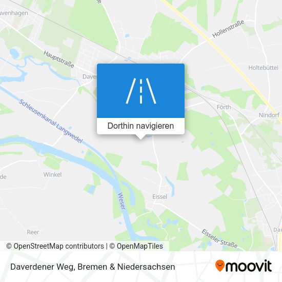 Daverdener Weg Karte