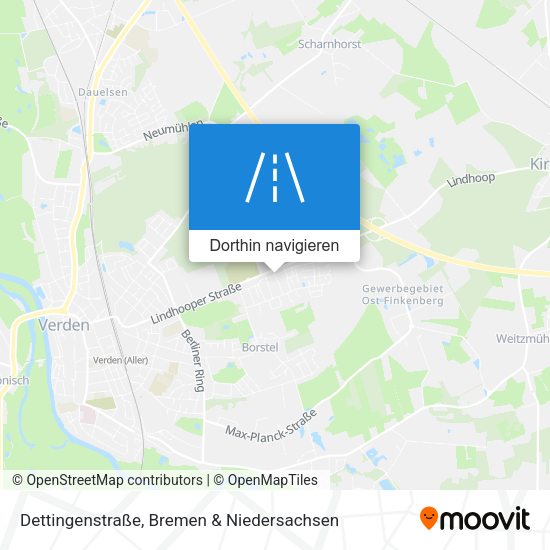 Dettingenstraße Karte