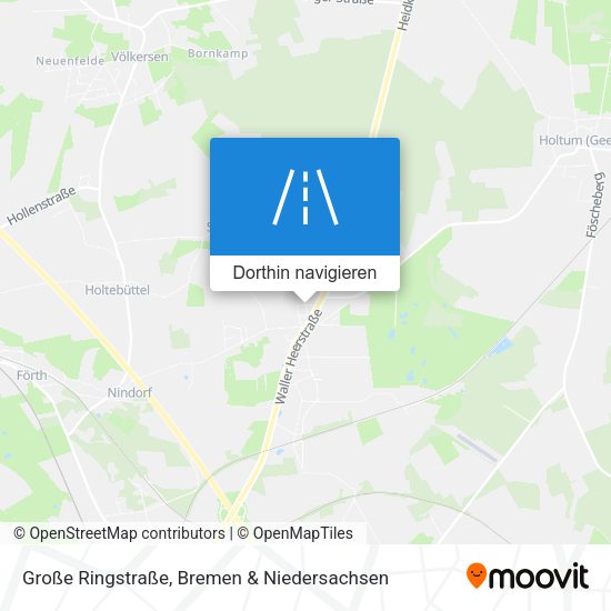Große Ringstraße Karte