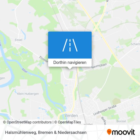 Halsmühlenweg Karte