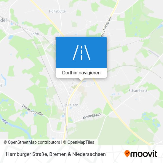 Hamburger Straße Karte