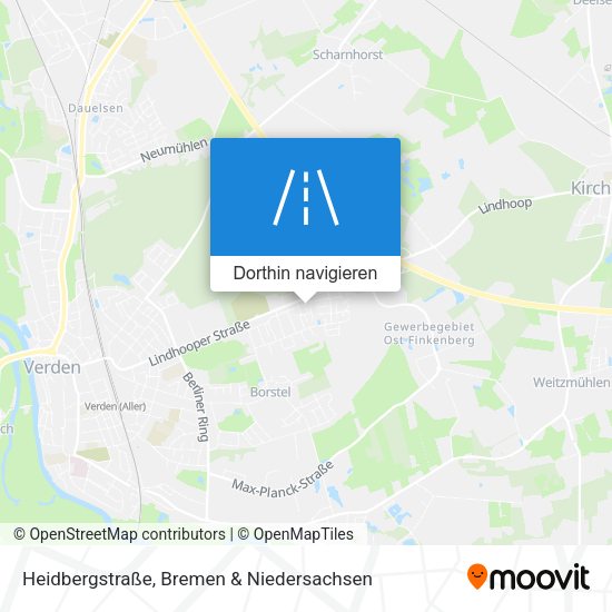 Heidbergstraße Karte
